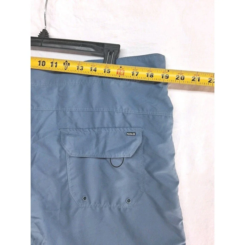 Hurley Board Shorts Men's 38 Blue Surfing Beach Shorts Resortwear Skater